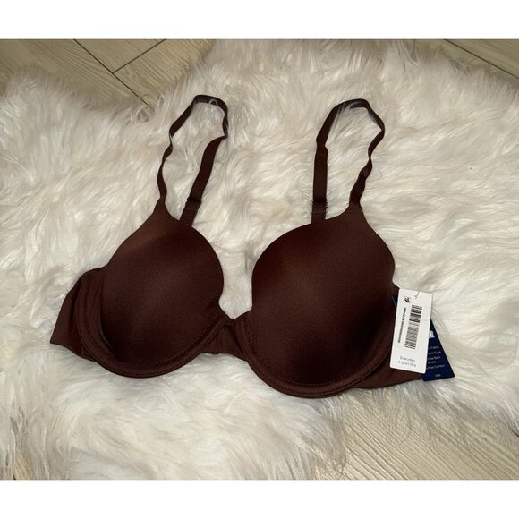 Gap Body Everyday T-Shirt Bra Lined Underwire Womens 34B Brown New Nwt - Picture 1 of 6